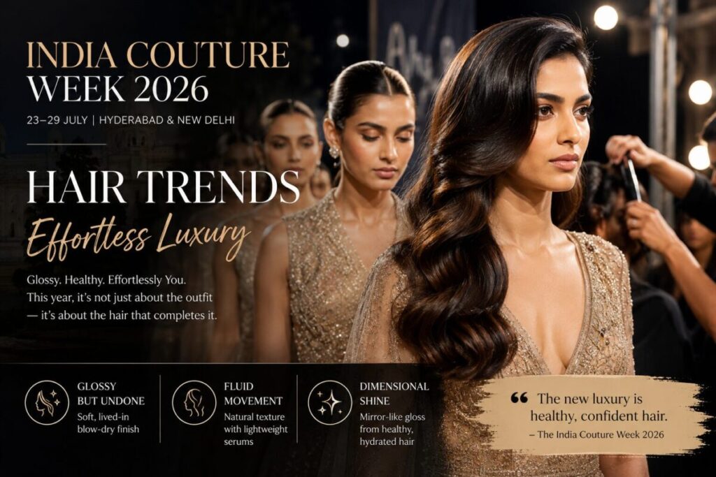 India Couture Week 2026 Hair Trends: The Effortless Luxury Look